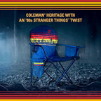 Coleman Stranger Things Outdoor Gear Collection, Limited Edition Stranger Things & Coleman Upside Down Camping Assortment, Cooler/Chair/Tent/Sleeping Bag