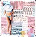 Beach Blanket Waterproof Sandproof Extra Large Beach Mat 79" X 83"/120"x108"for 1-8 Adults Quick Drying Durable Outdoor Picnic Mat for Beach Travel Camping Hiking