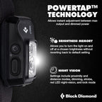 BLACK DIAMOND Storm 450 Headlamp | 450 Lumens Brightness | Waterproof & Dimmable | 3X AAA Battery Operated (Included | Camping, Hiking, Running | Black