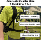 80L 100 liters Hiking Backpack Camping Rucksack, Men Outdoor Travel Climbing Knapsack Mountaineering Trekking Backpack