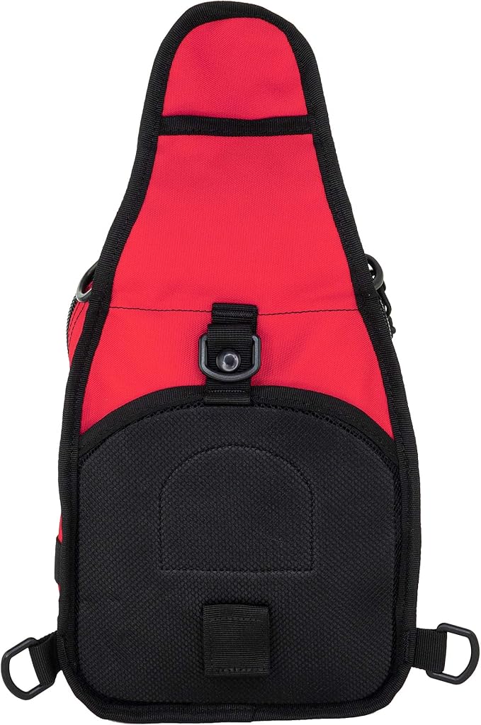 LINE2design First Aid Sling Backpack - Tactical EMS & Outdoor Rescue Bag - Red