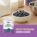 Augason Farms Freeze-Dried Whole Blueberries Emergency Food Supply, 26 Servings, 30 Year Shelf Life, Great for Cooking, Baking, and Snacks - Dehydrated Meals, Survival Food Camping Essentials Can