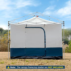Camping Cube, Canopy Inner Tent for 10' x 10' Straight Leg Pop Up Canopy, Converts Canopy into Enclosed Camping Tent, Fully Vented Roof, Easy Setup, 4-6 Person (Frame & Top Not Included)