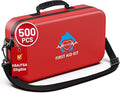 500 Pcs First Aid Kit for Home/Car/Travel/Camping/Businesses, Waterproof Emergency Kit for Hiking, Sports, Truck, Office, Vehicle & Outdoor Emergency Supplies, Well-Organized Home Travel Essentials