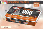 The Kosher Cook Disposable Charcoal Grill - Ready To Use Portable Bbq Grill - Easy To Light Portable Charcoal Grill Kosher