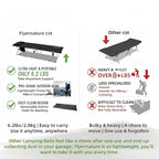 Camping Cot for Adults, Height Adjustable Sleeping Cot, Supports 300 lbs, Lightweight Compact Foldable for Backpacking, Hiking, Travel, Beach, Truck & Office Nap | Flyernature