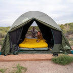 Kelty Daydreamer 4P + 6P Camping Tent, Blackout Fabric, Interior Light Diffusing Gear Loft, Standing Height, PFAS Free