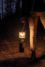 Stansport Propane Mantel Lantern – Outdoor Light with Adjustable Brightness, Carry Handle, Ventilated Hood, High-Output, Portable, for Emergency, Backpacking, Camping – Mantels Included