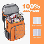 Maelstrom Cooler Backpack - 35/50 Can Insulated Soft Cooler Lunch Bag for Camping, Beach, Hiking & Shopping