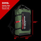 Uncharted Supply Co. The SEVENTY2® Pro 2-Person Survival System – 72 Hour Emergency Preparedness Kit with 60+ Tools for Home, Car, Camping, and Disaster Readiness – Durable Waterproof Go Bag