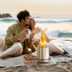 Tabel Top Fire Pit Mini, Portable Firepit Outdoor, 8.7 Inch Tabletop Firepit Inky