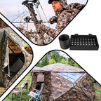 Storage Racks for Hub-Type Hunting Blinds, Ground Tent Storage, Hunting Equipment, and Outdoor Storage Accessories.