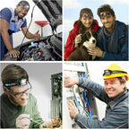 BLITZU Led Headlamp Flashlight for Adults and Kids. Super Bright Outdoor Headlight Headlamps. Head Lamp with Red Safety Light Great for Running, Camping, Reading, Hiking at Night Time CAMO