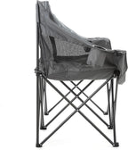 ARROWHEAD OUTDOOR Portable Folding Double Duo Camping Chair Loveseat w/ 2 Cup & Wine Glass Holder, Carrying Bag, Supports up to 500lbs