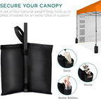 Best Choice Products 10x10ft Pop Up Canopy Tent with Sidewall, 1 Person 1 Minute Set Up, Carry Case, 4 Weight Bags - Orange