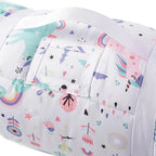 Bunnikins & Clover Toddler Nap Mat with Removable Pillow, Nap Mats for Preschool, Easy Clean Toddler Nap Pad for Kindergarten, Kids Sleeping Bag for Travel Camping
