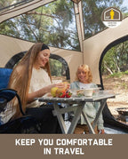 FanttikOutdoor Camping Tent 4/6/8/10 Person Instant Cabin Tent Setup in 60 Seconds with Rainfly & Windproof Portable with Carry Bag for Family Camping & Hiking