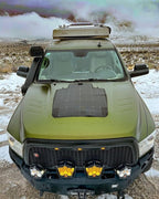 Lensun 80W 12V Hood Flexible Solar Panel for Ram 2500/3500 4th Gen (2010-2018) - Off Grid Solar Power for Offroading/Overlanding/Camping