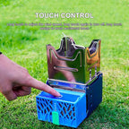 Multi-Fuel Fire-Powered Generator,Portable Charging Camp Stove,with Foldable Design