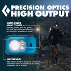 BLACK DIAMOND Storm 500-R Rechargeable Headlamp | 500 Lumens Brightness | Micro-USB Charging | Waterproof & Compact | Camping, Hiking, Running | Azul