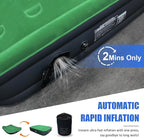 AYAMAYA Queen Camping Air Mattress with Built-in Rechargeable & Detachable Pump, 10" Height Inflatable Blow Up Airbed, Portable Self Inflating Sleeping Pad for Tents, Outdoor, Travel, Home, Guests