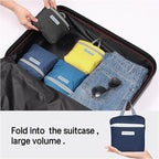 35L Foldable Waterproof Backpack For Outdoor Sports Travel Inside Wet Clothes Compartment Packable For Multiple