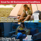SOS Food Lab Emergency Food Bar - 3600 Calorie Ration (8 Pack Shortbread Cookie) - 3 Day/72 Hour Ready to Eat Supply for Camping, Hiking, Disaster Preparedness - 5 Year Shelf Life Energy Survival Food