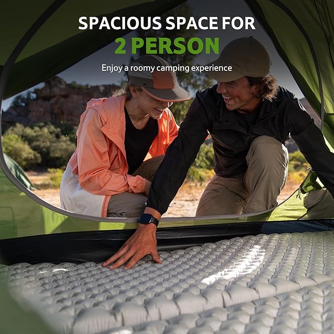 Naturehike Bleik 2-3 Person Camping Tent, Waterproof Double Layer Lightweight Backpacking Tents for Camping