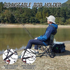 X Strike Portable Fishing Chairs Outdoor Folding Stool for Adults Portable Camping Chair for Ice Fishing,Hunting,Lawn,Patio,Garden,300LBS.