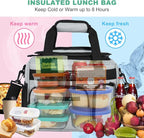 MIER Leakproof Insulated Cooler Lunch Bag for Adult Men Women 30 Can Cooler Bag with Top Flip Lid, 18L, Multiple Pockets (Grey-No Luggage Strap)