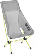 Helinox Chair Zero Highback Chair, 1.43lbs, Ultralight, High Back Camping Chair, Backpacking, Folding Outdoor Chairs, Grey