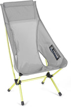 Helinox Chair Zero Highback Chair, 1.43lbs, Ultralight, High Back Camping Chair, Backpacking, Folding Outdoor Chairs, Grey