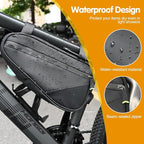 Bike Repair Kit, Bicycle Repair Bag With Tire Pump, Bike Tool Kit for Camping Travel, 16-in-1 Bike Multitool, Bicycle Tire Repair Kit, 4mm and 5mm Allen Wrenches, Used for Mountain Bike and Road Bike