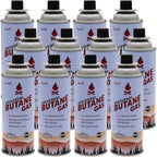ZeroR Butane Fuel Canister Cartridge 13.4 fl oz (390 mL) | Compatible with Portable Camping Stoves and Torches