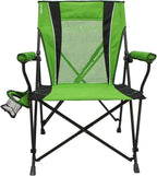 Kijaro Enjoy Versatile Folding Sports, Outdoor Chair & Lawn Chair, Dual Lock Feature, Maldives Blue (Hard Arm)