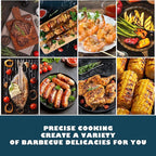 Electric Grill Outdoor Indoor Cooking,Smokeless BBQ,Portable Removeable Stand Grill, (YD301 Upgrade)