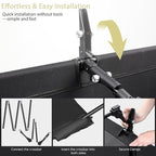 Anbte Ultralight Folding Camping Cot, Comfortable Portable Camping Cot Supports 275 lbs with Storage Bag & Side Pocket, Lightweight Folding Bed for Outdoor Travel Tent Indoor Emergency Bed, Black