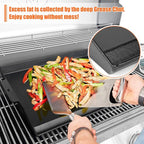 23" x 16" Cast Iron Griddle for Gas Grill and Stove Top, Universal Flat Top Plate with Extra High Sidewalls Nonstick Coating for Camping, Tailgating, Parties