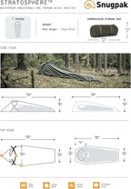 Snugpak | Stratosphere | Shelter | 1 Person | 5000mm 100% Waterproof Outer