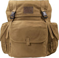 ASR Outdoor 30L Heavy Stitch Gold Panning Backpack Camping Canvas Rucksack, Khaki