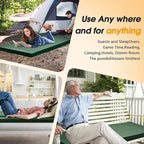 CYMULA Camping Cot Mattress 2in Memory Foam Sleeping Pad,Soft Warm Non-Slip Camping Mattress Topper with Retaining for Adults,Portable Roll up Pad for Travel(75 x30)（only Mattress）