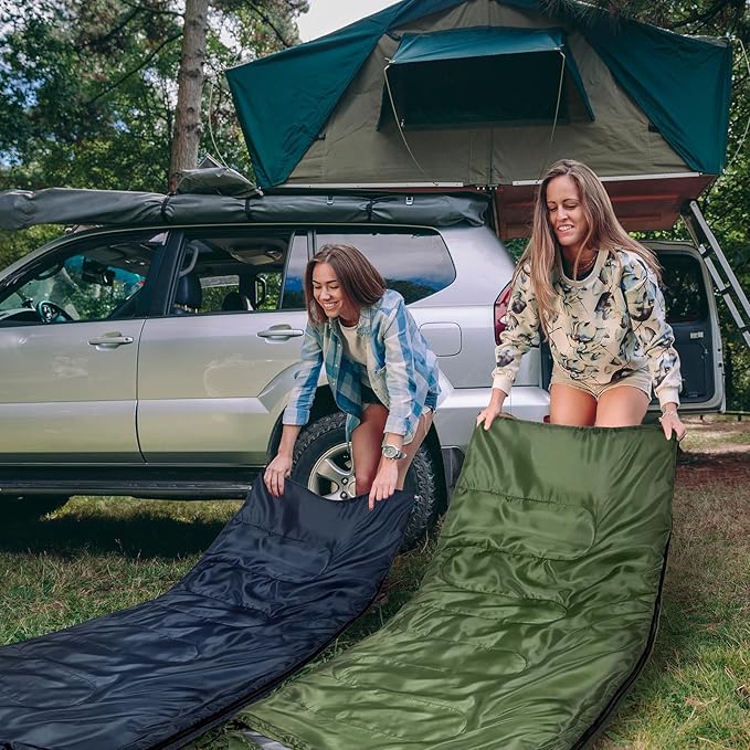 Tudomro Camping Sleeping Bag for Adults Lightweight Packable Waterproof Camping Gear Equipment to Keep Warm for Outdoor Backpacking Hiking Travel