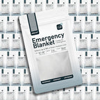 Altland 50 Pack of Emergency Blankets - Bulk Heat Reflective Blankets for Winter Survival Kits, Disaster Preparedness, Cold Weather Camping, and Homeless Care Packages