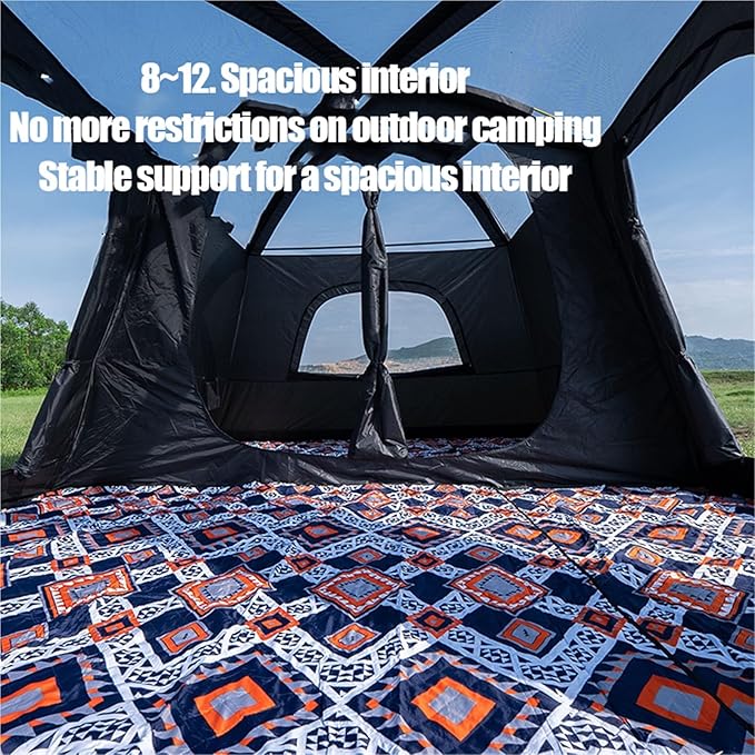 6/8 Person Tent, Portable Cabin Tent,Double Layer Family Camping Tent,for Outdoor Camping/Hiking