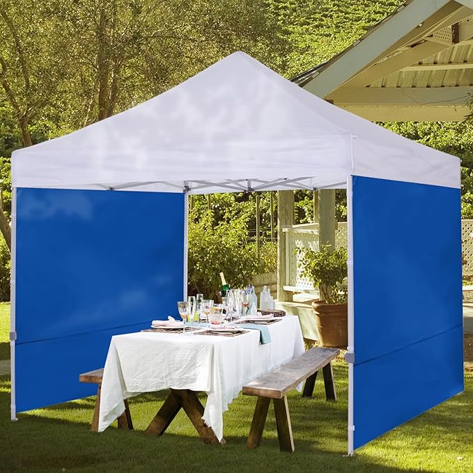 COOSHADE Instant Canopy SunWall 10x10 Canopy SideWall for Pop up Canopy Tent, 1 Pack Sidewall Only, Blue