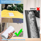 Waterproof Repair Tape for Fabric, Plastic, Awning, RV Underbelly, Tarp, Tent, Sail and Boat Cover Outdoor Repair Patch, Heavy Duty,5 Inch x 10FT White