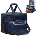 EVERFUN Small Cooler Bag 24 Can Insulated Lunch Box Double Deck Soft Leak-Proof Waterproof Collapsible Ice Chest for Men Women Work Travel Car Trip Picnic Beach