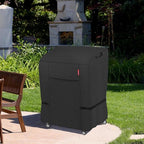 Porch Shield 34W x 24D x 46H inch Premium Gas Grill Cover Up to 32 inch, Waterproof and Fade Resistant 600D BBQ Covers for Weber, Brinkmann, Char-Broil and More, Black