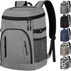 Capolo Cooler Backpack for Men Women Insulated Backpack Cooler Leak Proof Thermal Bag Beverage Soft Cooler Bag Lunch Backpack for Camping 30/45 Cans