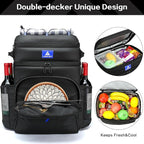 Laripwit 54/40 Cans Backpack Cooler Insulated Leak-Proof Large Cooler Backpack Double Deck Lunch Backpack for Men Women - Perfect Soft Cooler Bag for Tactical, Camping, Picnic, Beach, Hiking